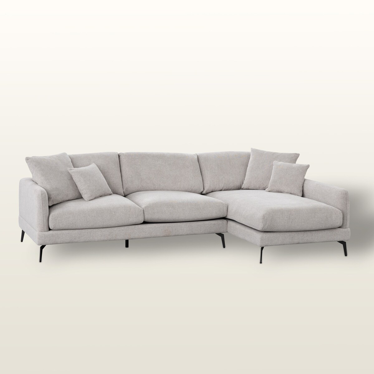 Sofa Odense grey, 290x95x90 cm