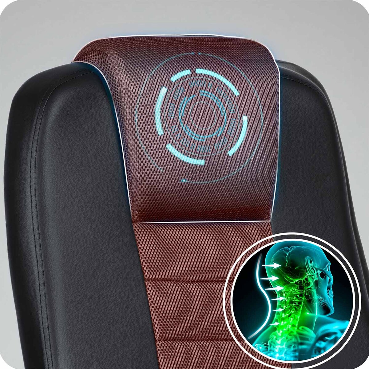 Fotel Sofotel 518B czarny-brązowy black-brown