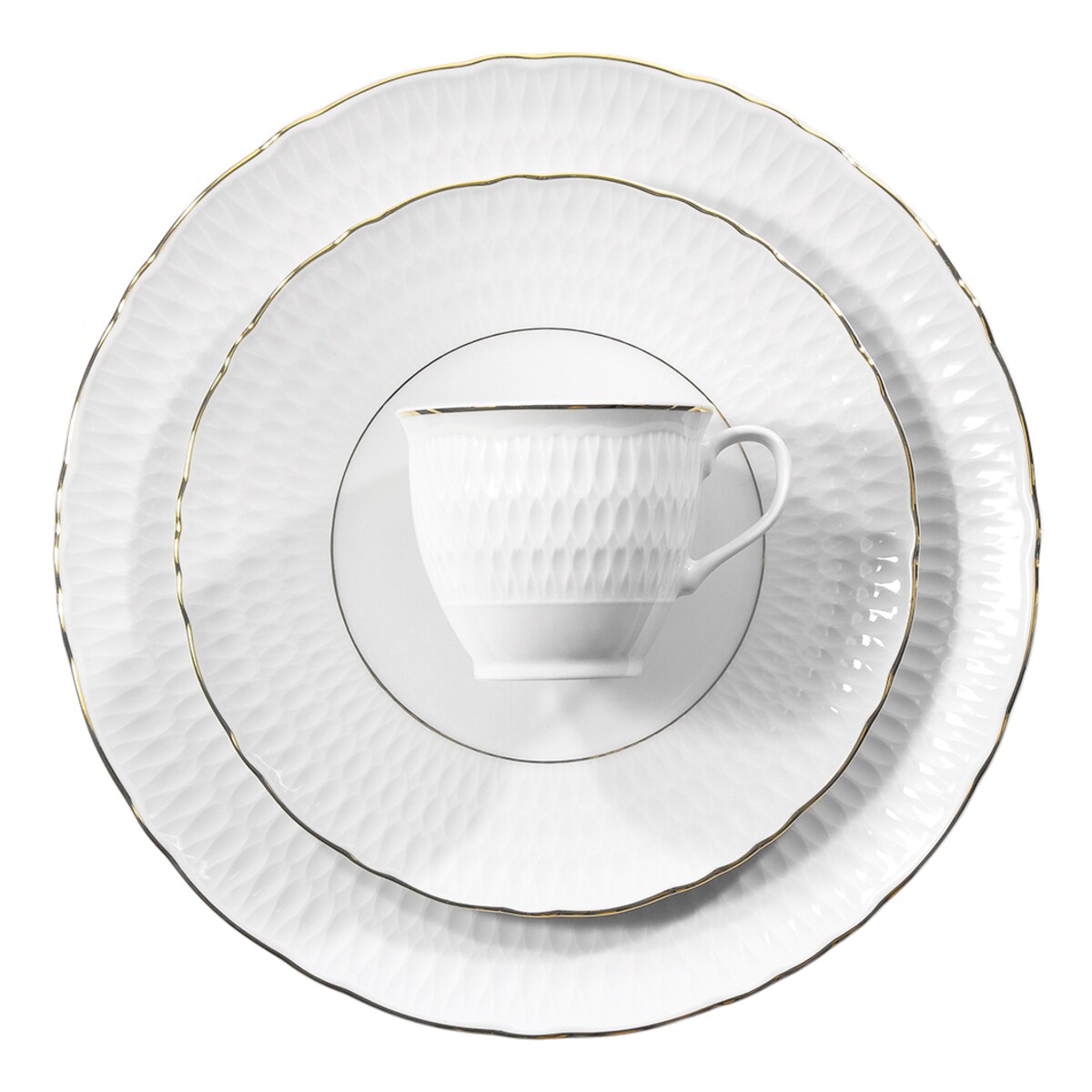 Garnitur do kawy dla 6 osób 18 el. Sofia Złota Linia 3604