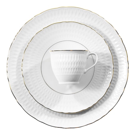 Garnitur do kawy dla 6 osób 18 el. Sofia Złota Linia 3604