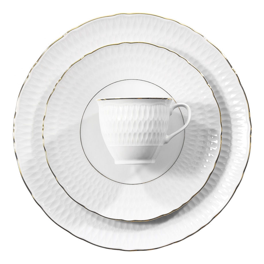 Garnitur do kawy dla 6 osób 18 el. Sofia Złota Linia 3604