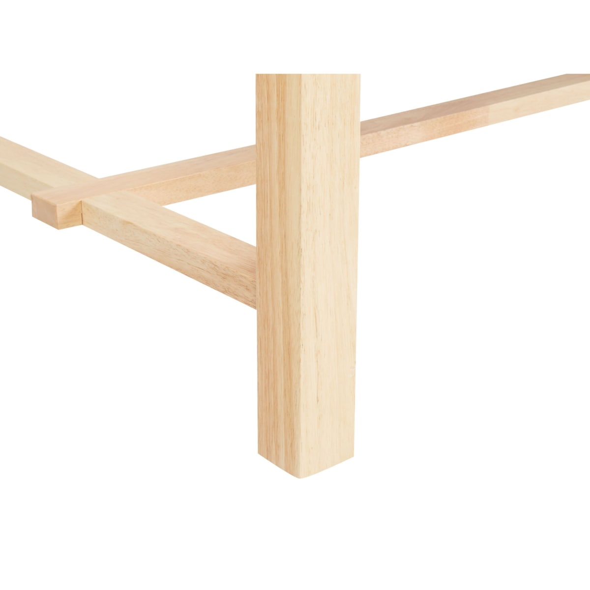 Stół do jadalni 160 x 90 cm jasne drewno BARNES