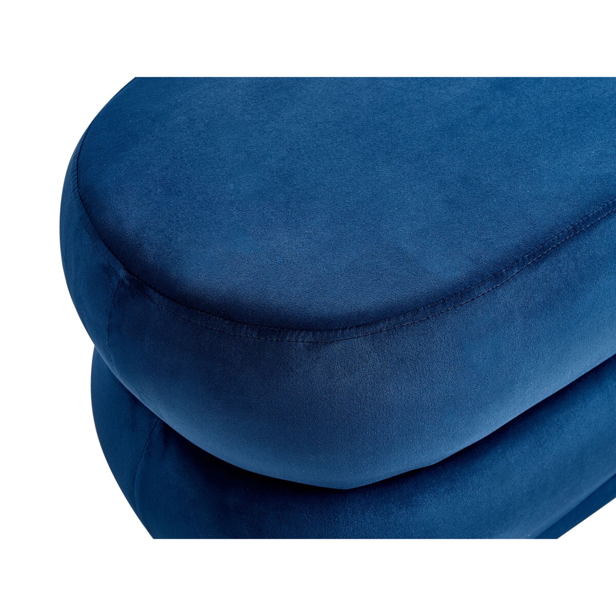 Ławka welurowa granatowa ELLENDALE