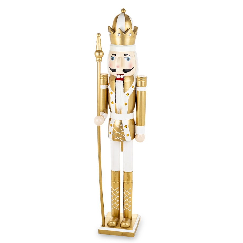 Figurka Dziadek do Orzechów złoty 150 cm