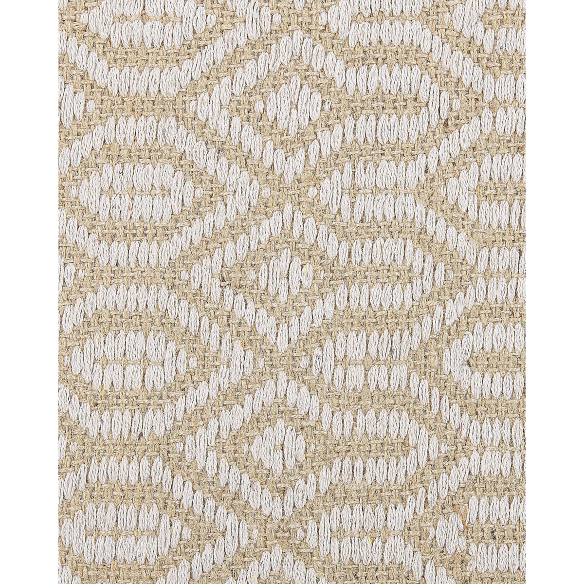 Dywan z juty 140 x 200 cm beżowy POZANTI