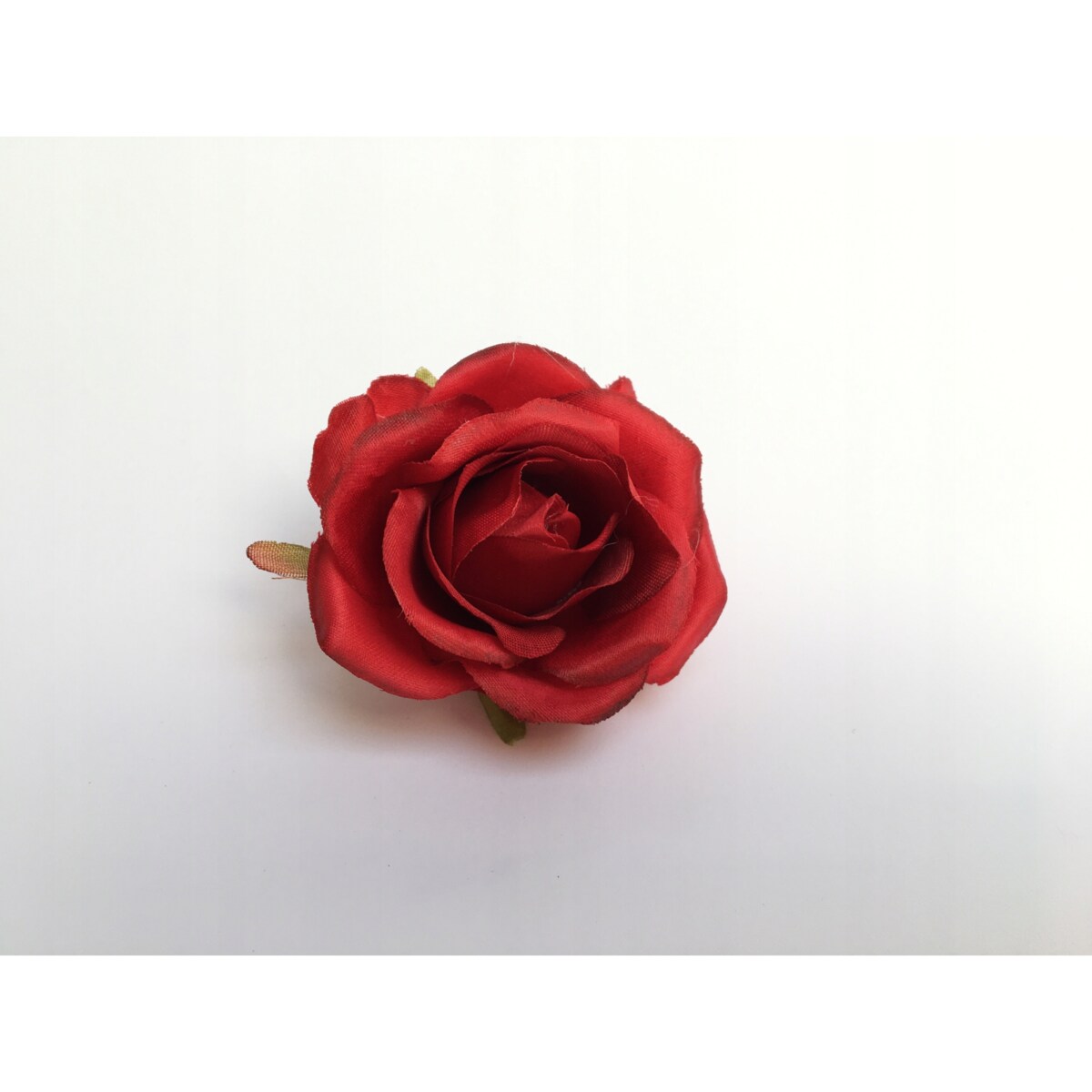 RÓŻA MAŁA sztuczna czerwona na stroik wiązankę 6x