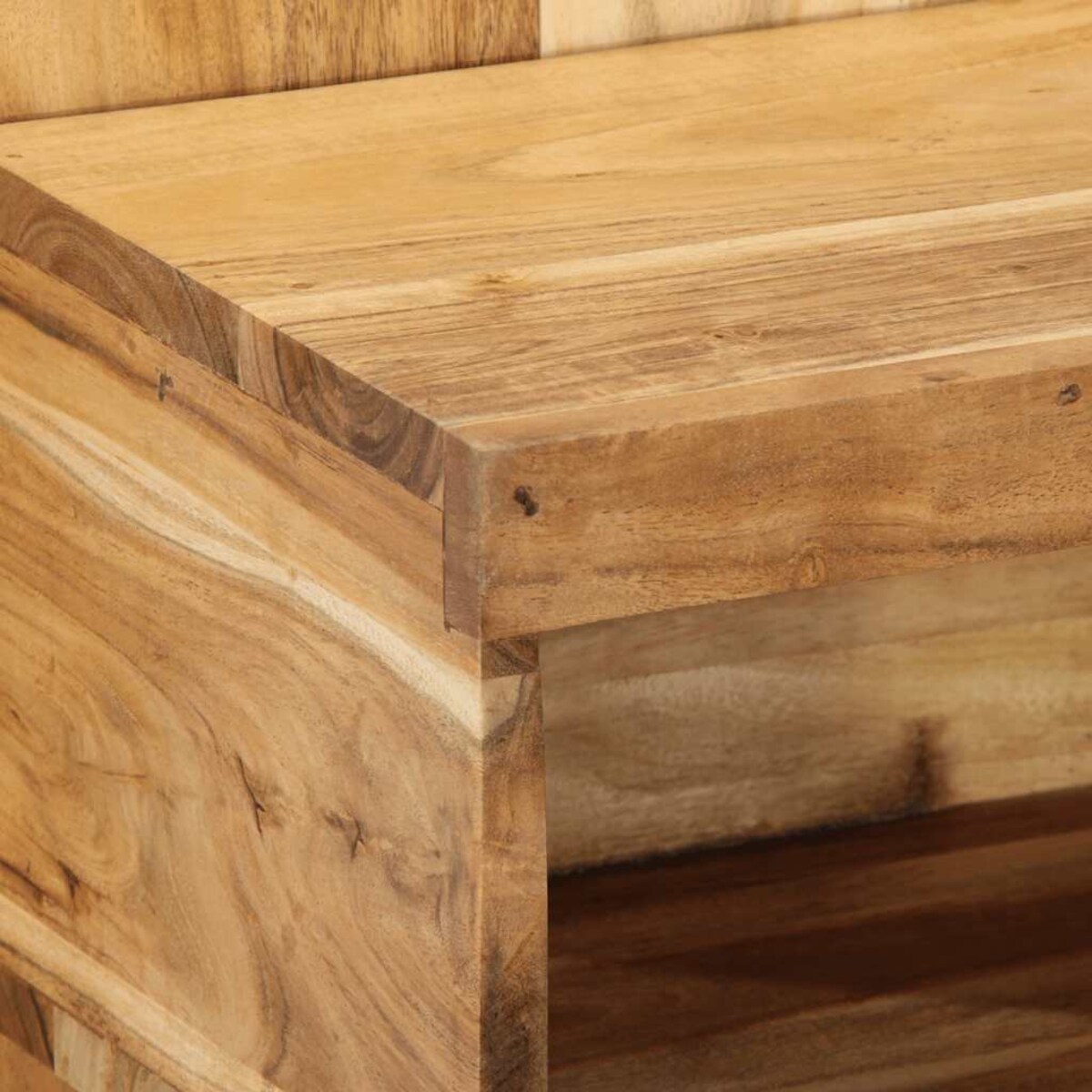 vidaXL Szafka nocna, 50x27x50 cm, lite drewno akacjowe