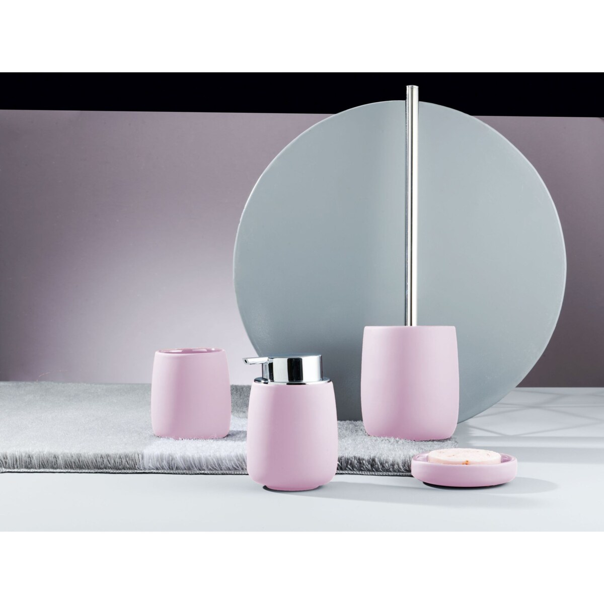 Kleine Wolke Eclipse Kubek łazienkowy Erika Różowy