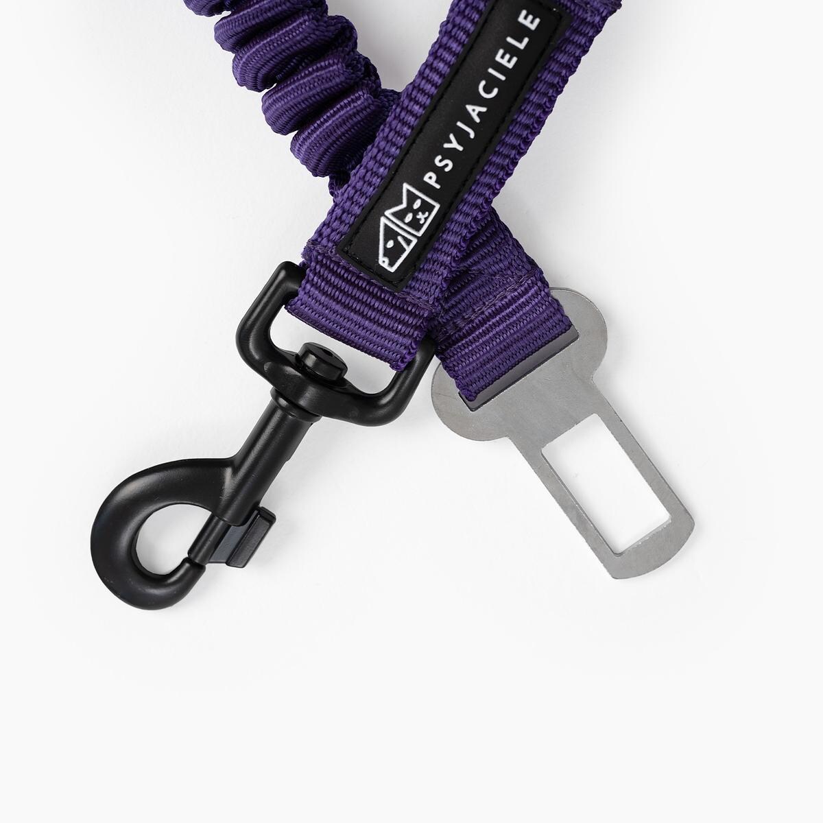 Pasy samochodowe z amortyzarotem "Purple AF" - Rodzaj: Mały karabinek