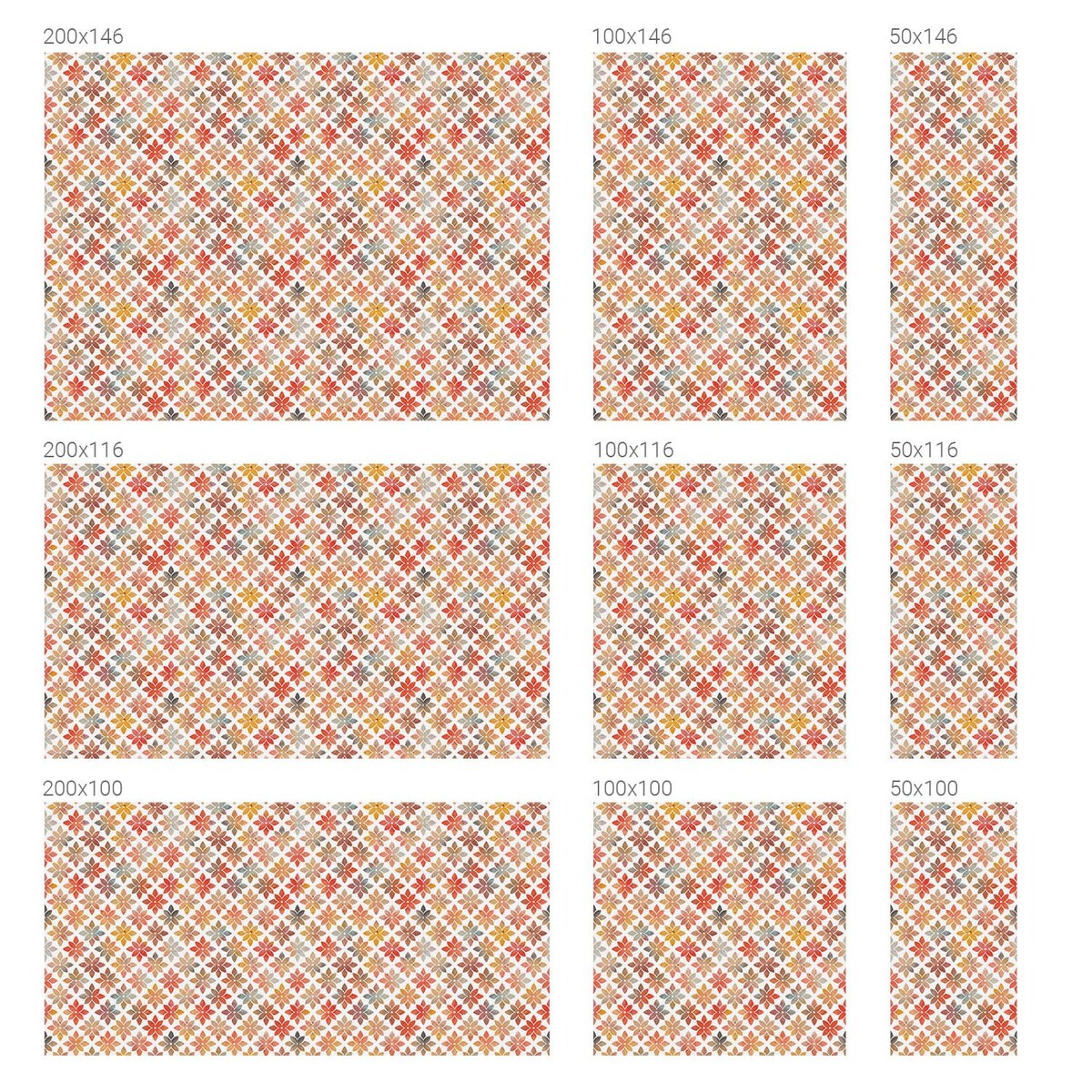 Folia okienna dekoracyjna - Kolorowe kwiaty na białym tle - 100x100 cm