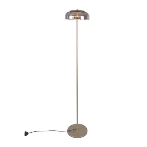 Stojąca lampa salonowa Disco ST-1331-F Step LED 7W 3000K art deco złota