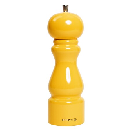 De Buyer RUMBA Młynek do pieprzu 20 cm żółty lakierowany