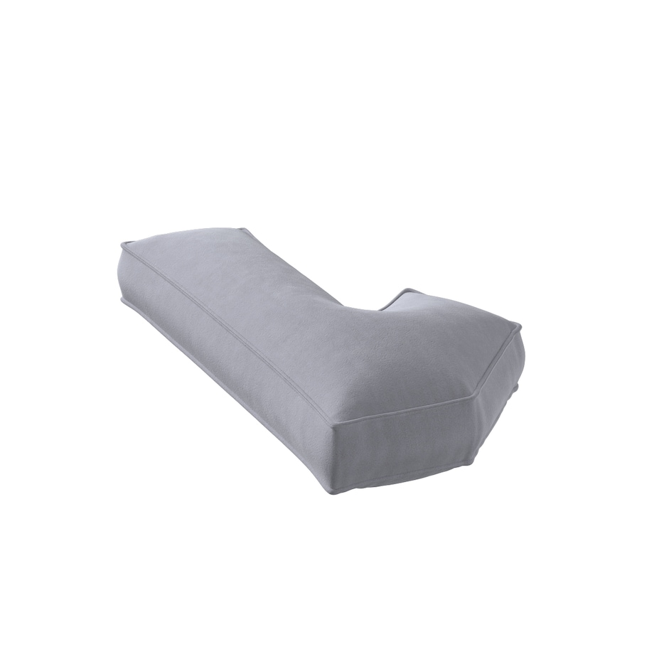 Poduszka Cyferka 1, srebrzysty szary, 25 x 40 cm, Posh Velvet