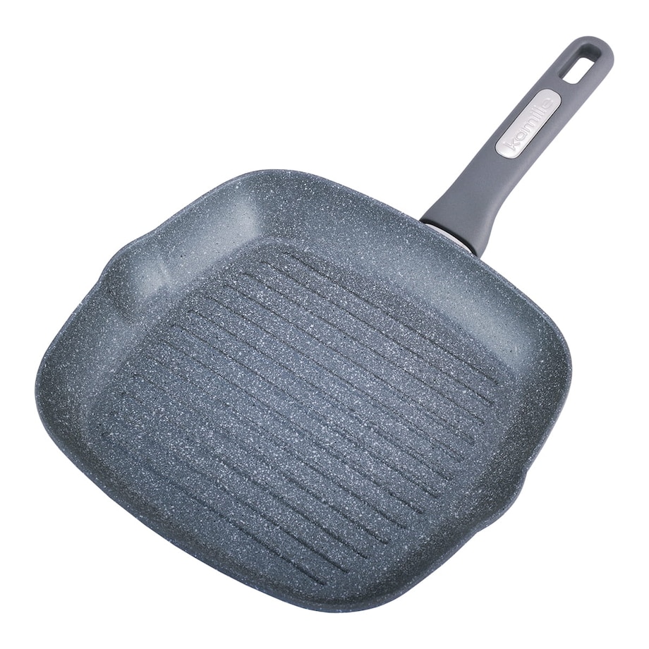 Patelnia grillowa granitowa 28cm indukcja KAMILLE