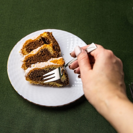 Widelczyki do ciasta zestaw 6 sztuk Połysk KINGHOFF