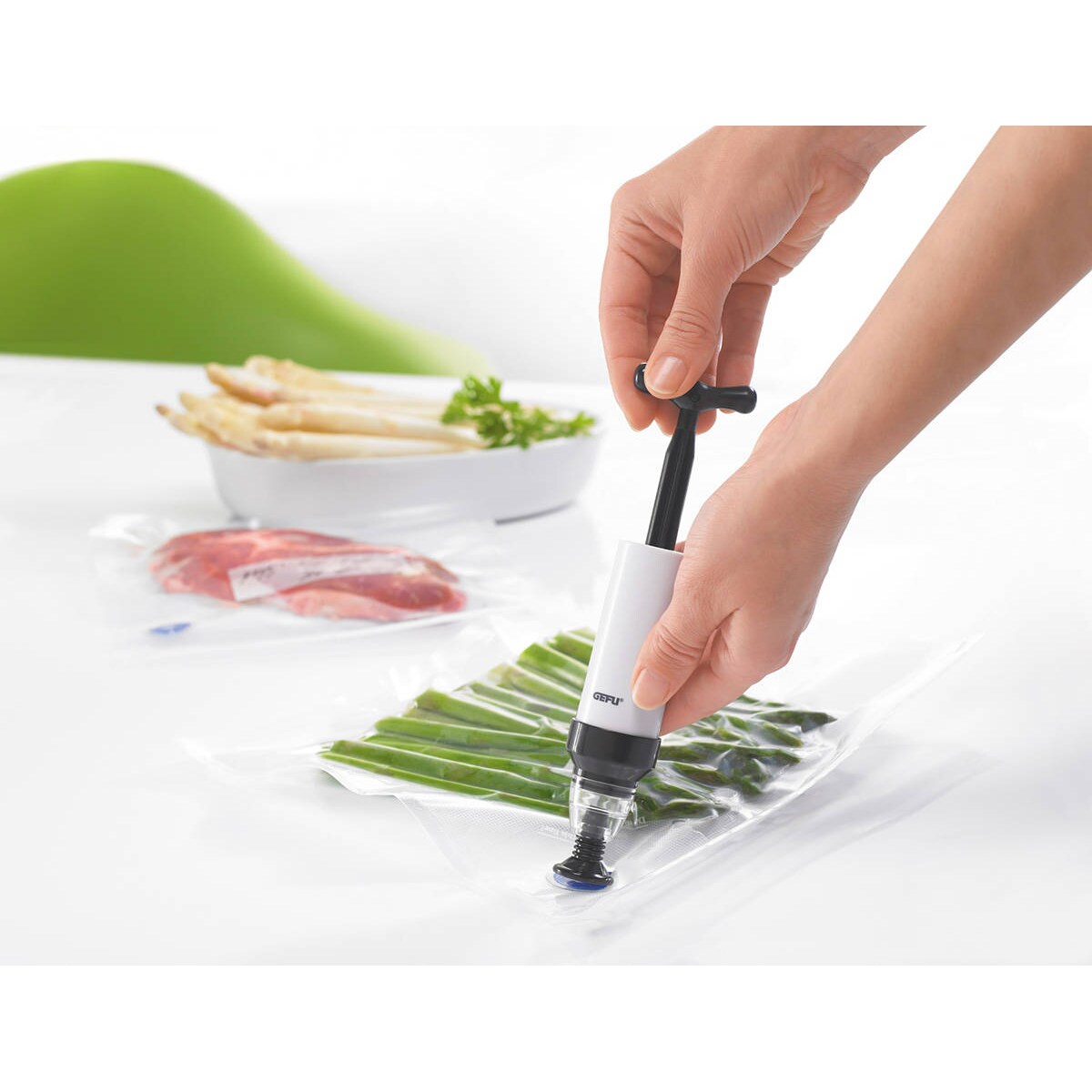 Zestaw do gotowania sous-vide VACO, pompka próżniowa + 5 woreczków