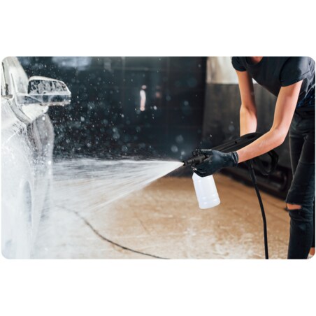 Myjka ciśnieniowa ze zwijakiem 2200W 300 bar zestaw Humberg