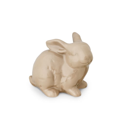 Konsimo TENOS Figurka Królik, jasny brąz
