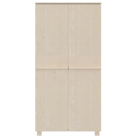 vidaXL Szafa HAMAR, miodowy brąz, 89x50x180 cm, drewno sosnowe