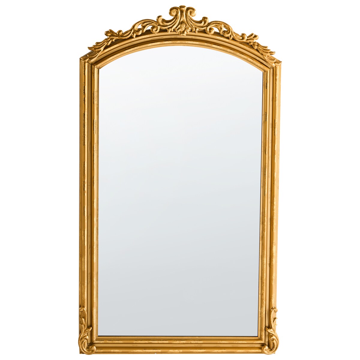 Lustro ścienne GORGES 55 cm 96 cm Metal Złoty
