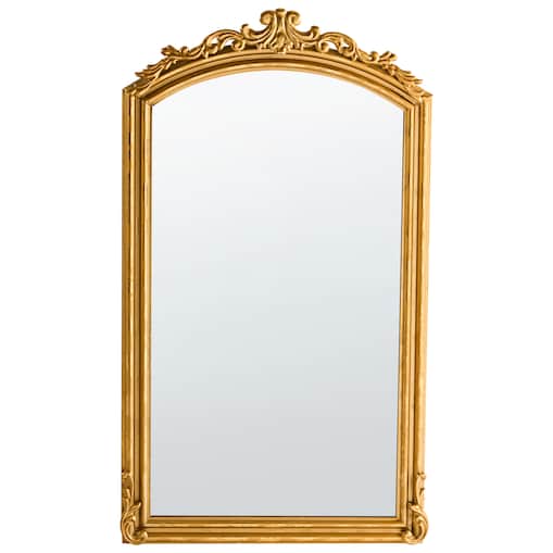 Lustro ścienne GORGES 55 cm 96 cm Metal Złoty