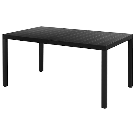 vidaXL 5-częściowy zestaw mebli ogrodowych, rattan PVC, czarny