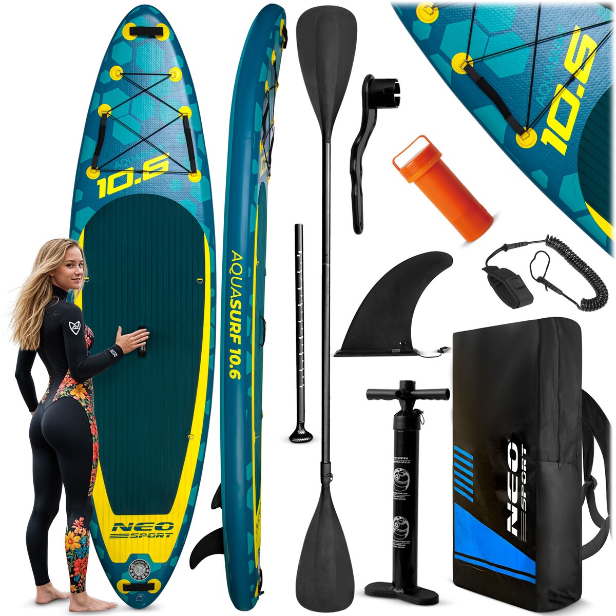 Deska SUP do pływania pompowana Paddle Aquasurf 320cm Neo-Sport