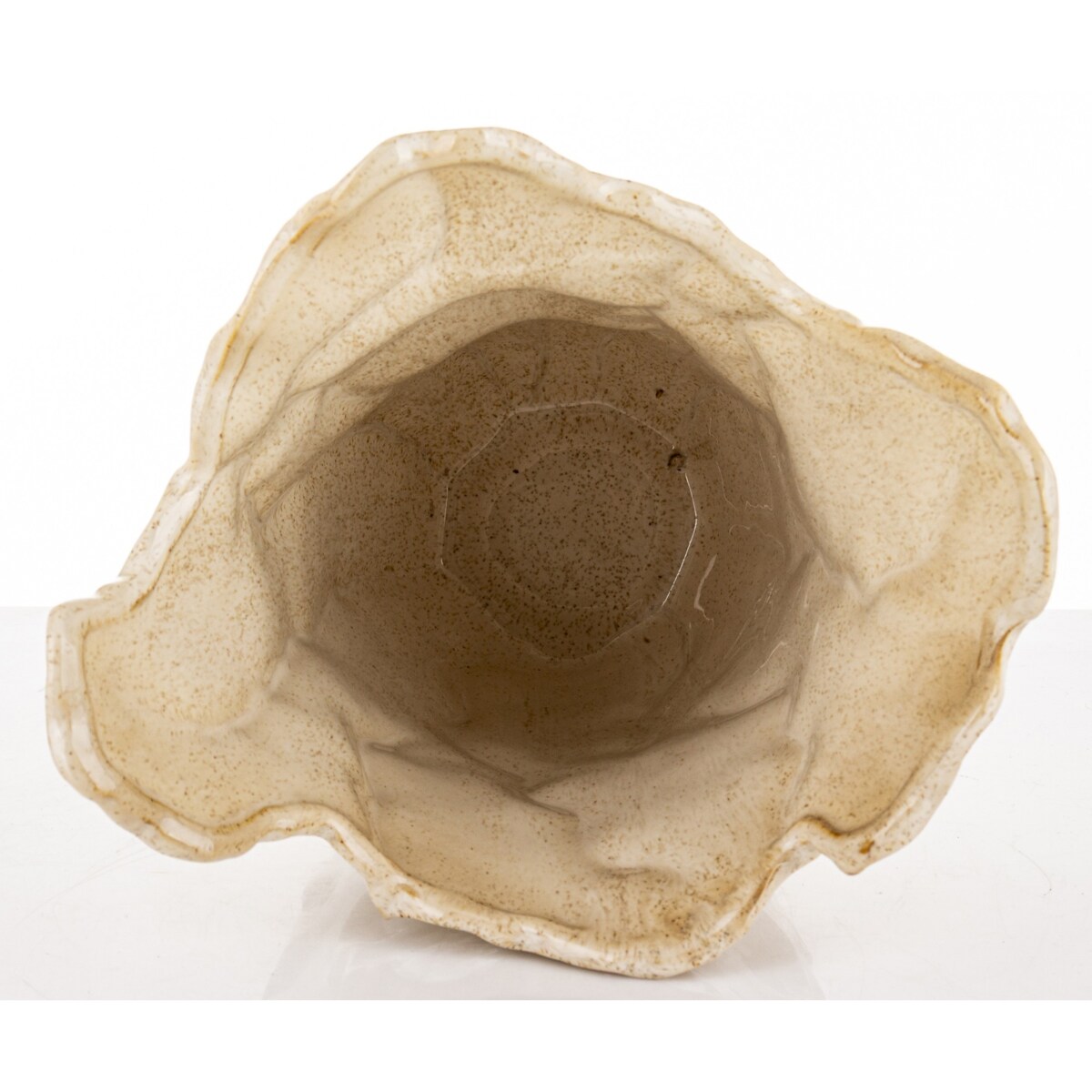Wazon ceramiczny 28x23,5x21 cm VAZA-2 medium beżowy