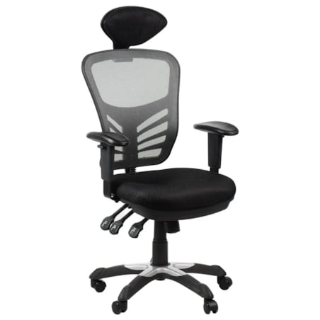 Fotel biurowy HG-0001H szary