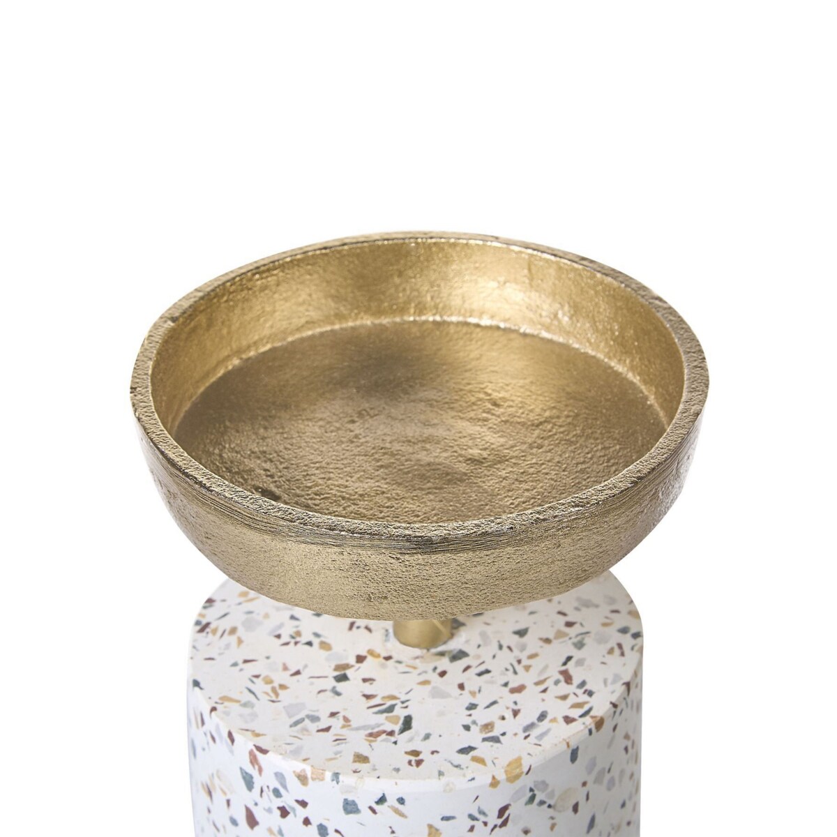 Zestaw 2 świeczników lastryko złoty KAENGAN