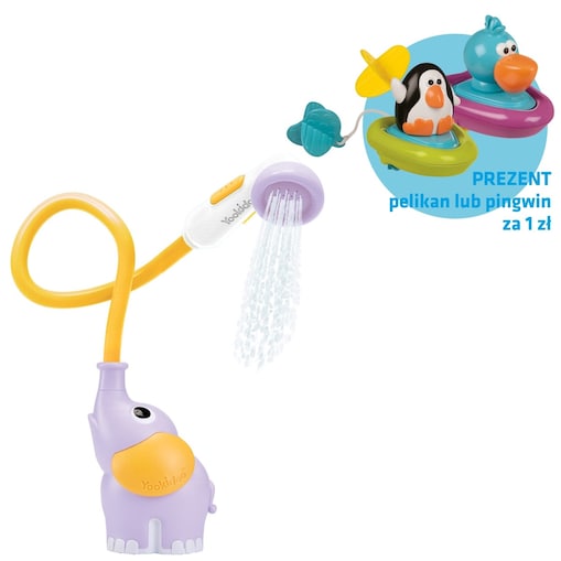 Prysznic słonik- fioletowy - zamknięte - Opakowanie zamknięte