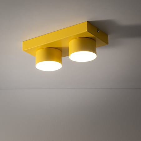 Lampa sufitowa BRIX YELLOW 11289 TK Lighting żółta, nowoczesna lam pa LED