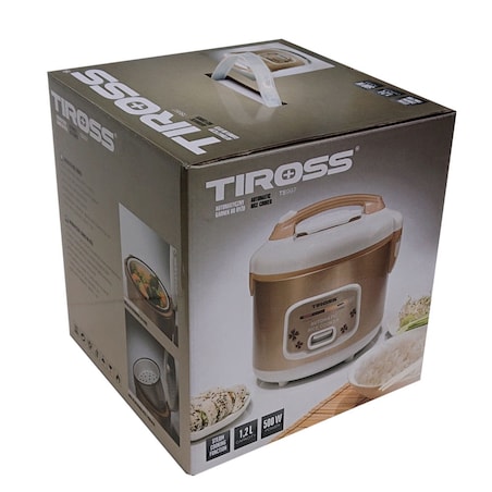 Tiross garnek do gotowania ryżu 1.2l 500w TS997