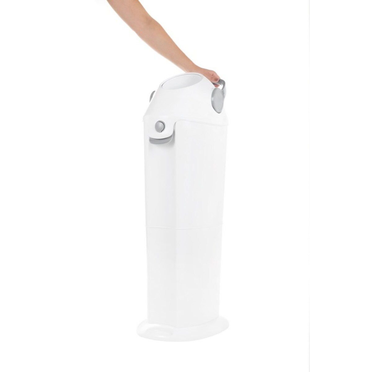 Kosz na zużyte pieluchy Magic Professional - biały /duży (na 70 pieluch)