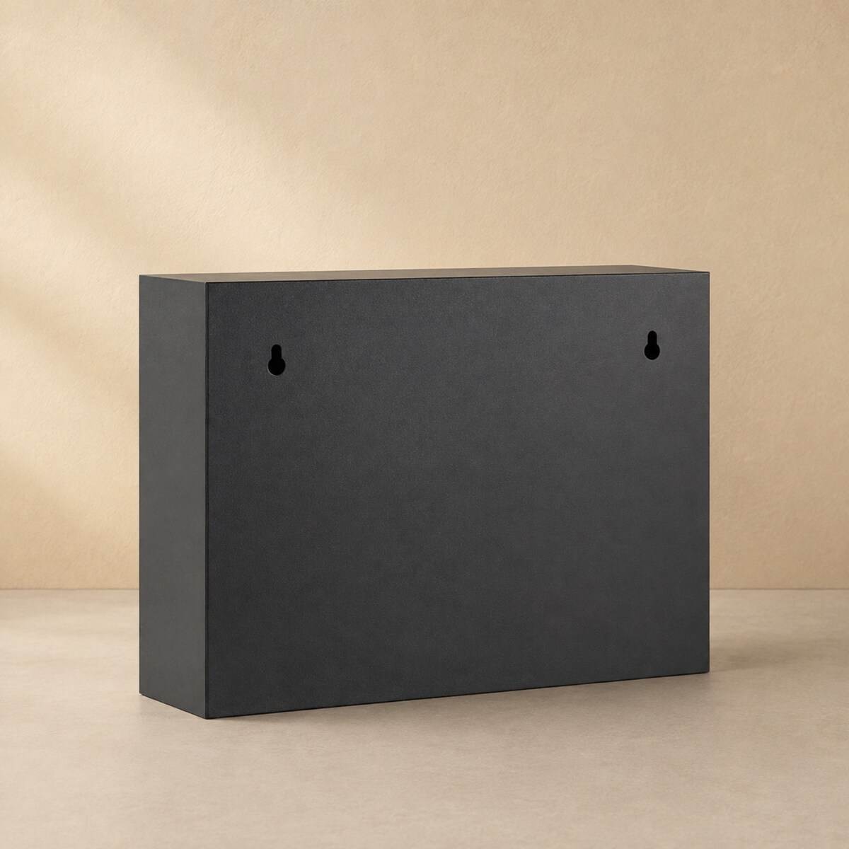 Kominek dekoracyjny LED, metalowy, 10 x 29 x 23 cm, kolor czarny