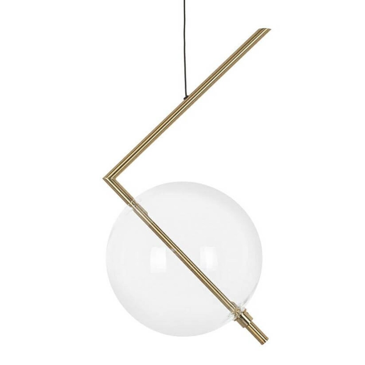 Kulista lampa wisząca Echo MSE1501100166 Moosee LED 3W 3000K szklana złota