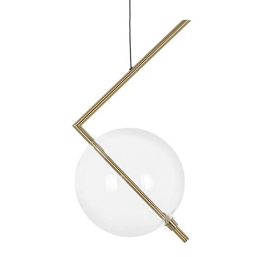 Kulista lampa wisząca Echo MSE1501100166 Moosee LED 3W 3000K szklana złota