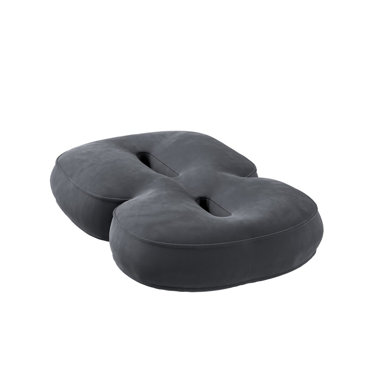 Poduszka Cyferka 8, grafitowy szary, 25 x 40 cm, Posh Velvet