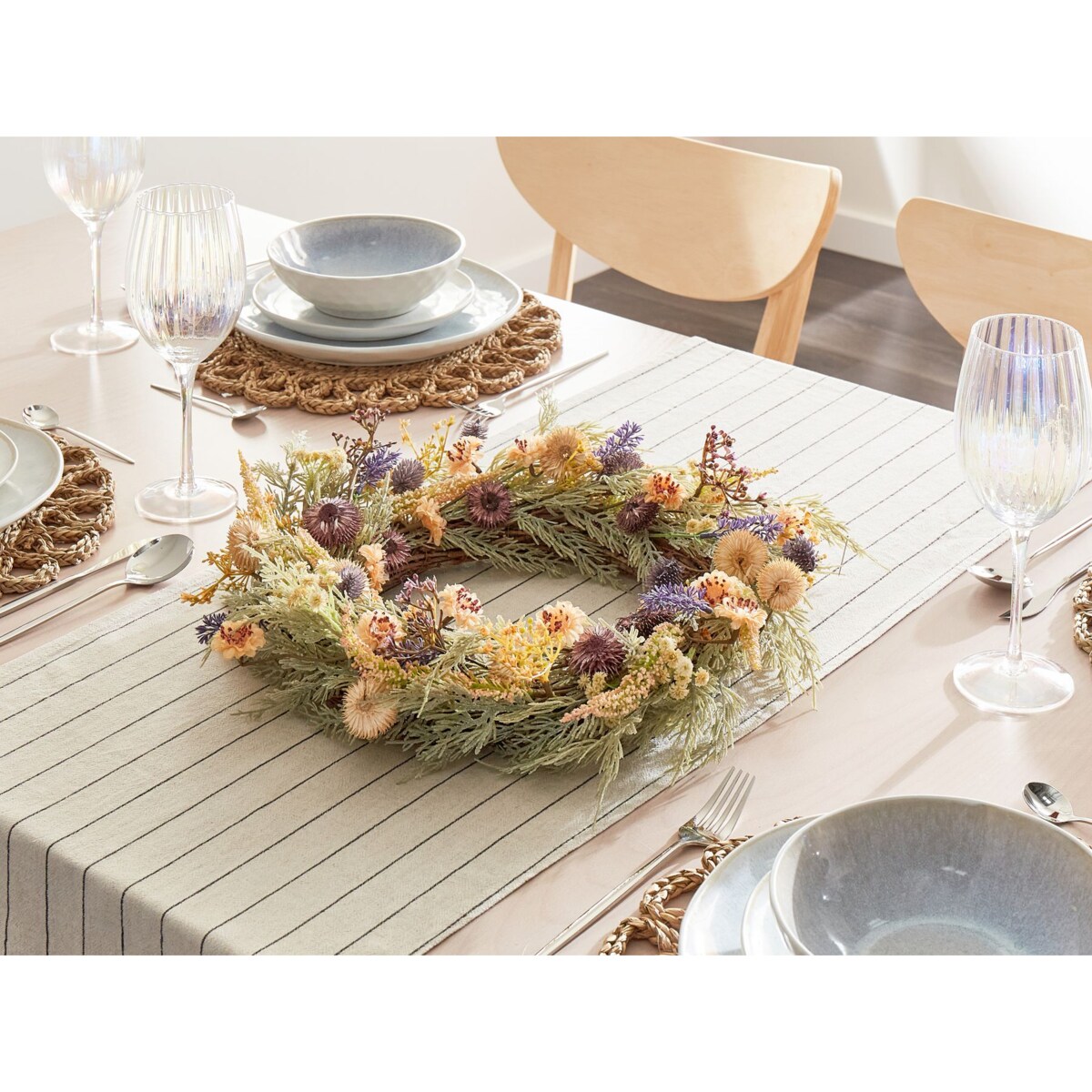 Wieniec dekoracyjny 45 cm zielony CAMRUN