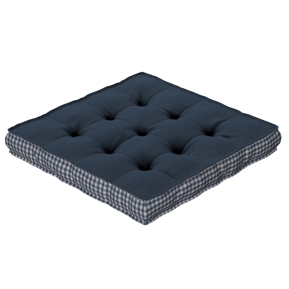 Poduszka na krzesło Kuba, granatowy, 50 x 50 x 10 cm, Quadro