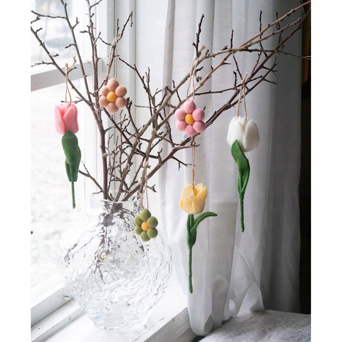 ZAWIESZKA WIELKANOCNA TULIPAN KWIAT NA WIELKANOC PREZENT TULIPANY KWIATY