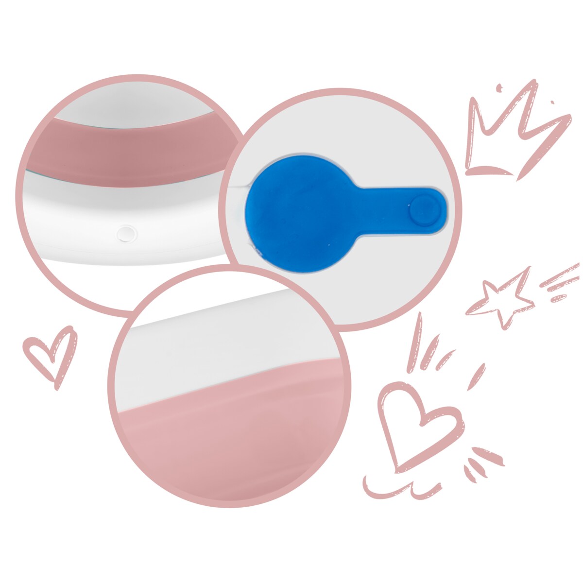 Wanienka składana dla dziecka z termometrem Ricokids