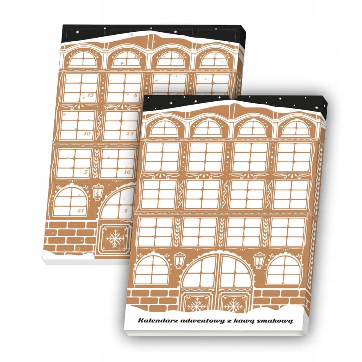KALENDARZ ADWENTOWY Z KAWĄ 2025 24 RÓŻNE SMAKI KAW AROMATYZOWANYCH CUP&YOU - PREZENT UPOMINEK NA ŚWIĘTA MIKOŁAJA DLA KOBIETY MĘŻCZYZNY FACETA