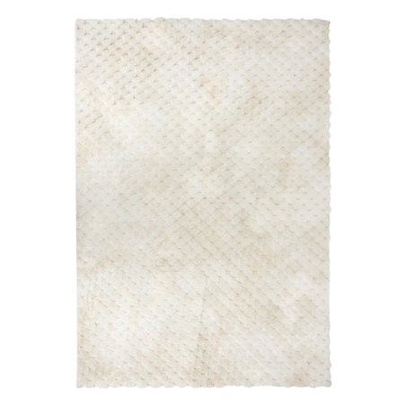 Dywan ze sztucznego futra 120x170 cm beżowy PELLIS