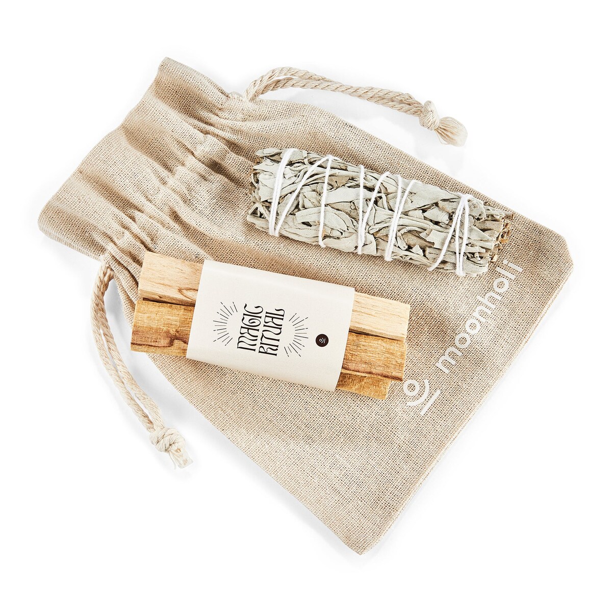 PALO SANTO i BIAŁA SZAŁWIA - zestaw kadzideł