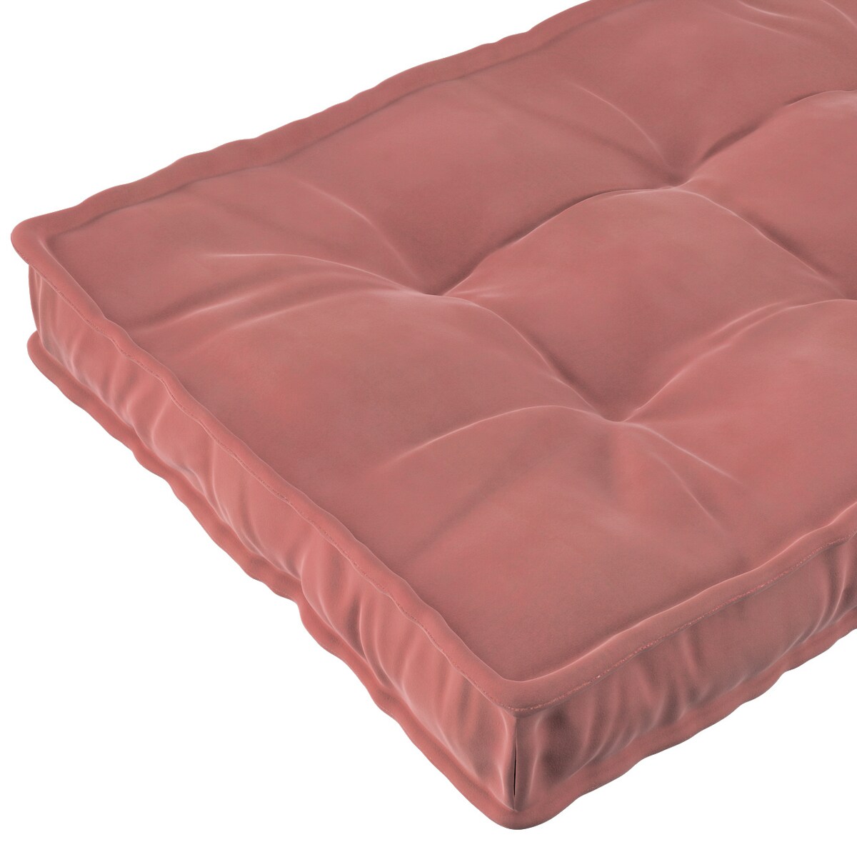 Materac francuski, zgaszony koral, 120x60x10cm, Posh Velvet