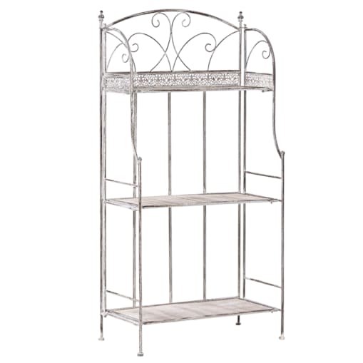 Regał VILLADOSE Metal 60 cm 30 cm Szary