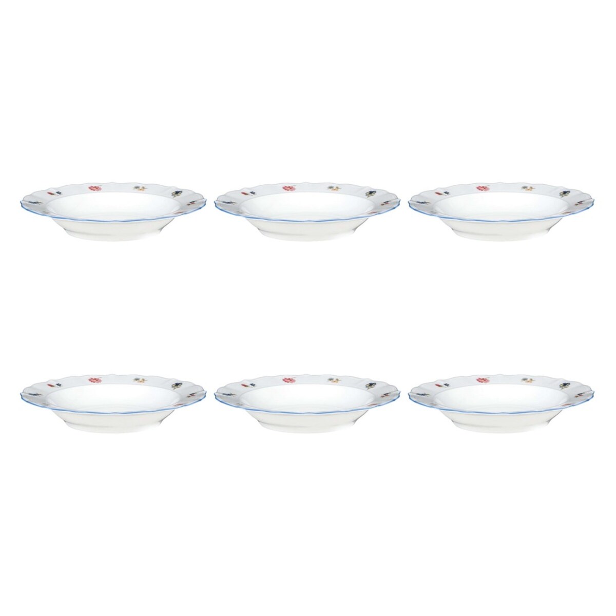 SELTMANN SONATE NOSTALGIA Zestaw 6 talerzy do zupy 22.5 cm