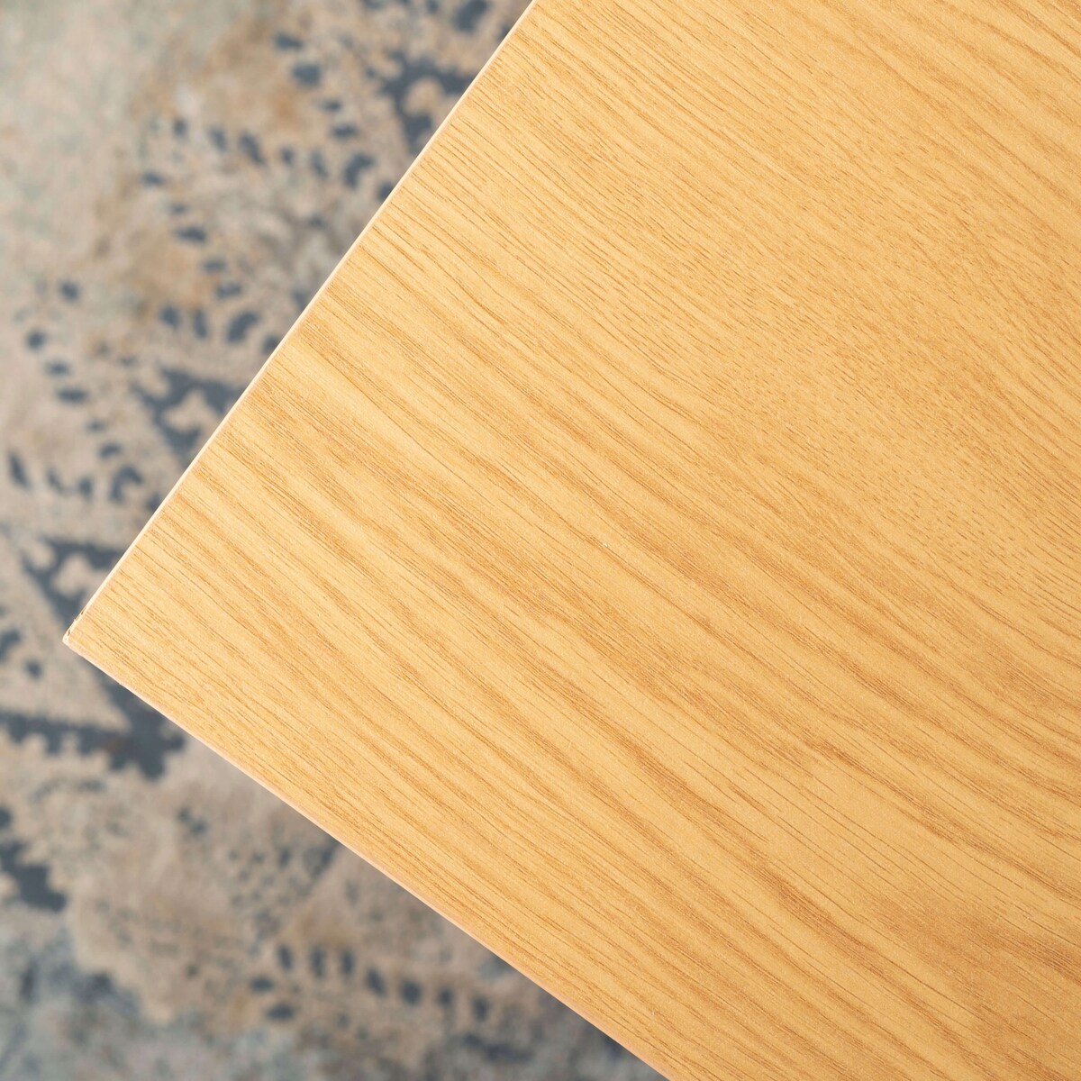 Biurko 120 Industrialne Biurowe Gabinetowe Proste Dąb Złoty ROSS