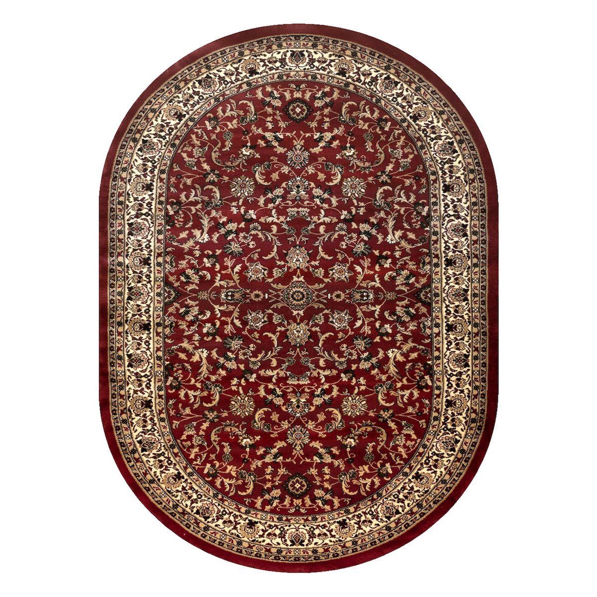 Dywan ROYAL ADR owal wzór 1745 bordo 150x250 cm